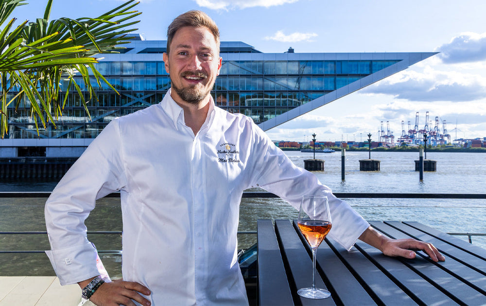 Max Bleines, ambassadeur Nicolas Feuillatte à Hambourg