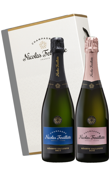 Coffret 2 bouteilles - Réserve Exclusive Brut & Rosé – Nicolas
